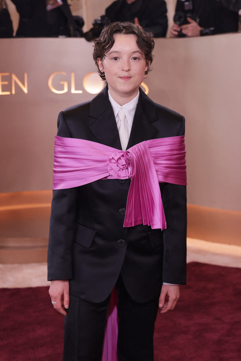 Bella Ramsey on the red carpet