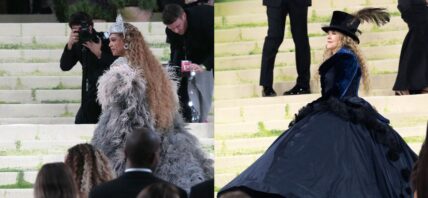 A photo collage of Beyoncé and Stevie Nicks
