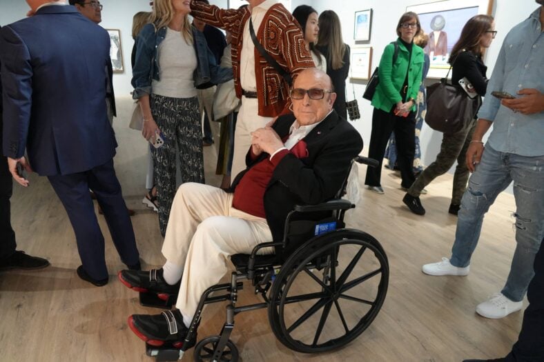 Clive Davis attends Art Basel Miami VIP Opening Day,,.Miami Beach Convention Center,.Miami Beach, Florida.December 4, 2024.