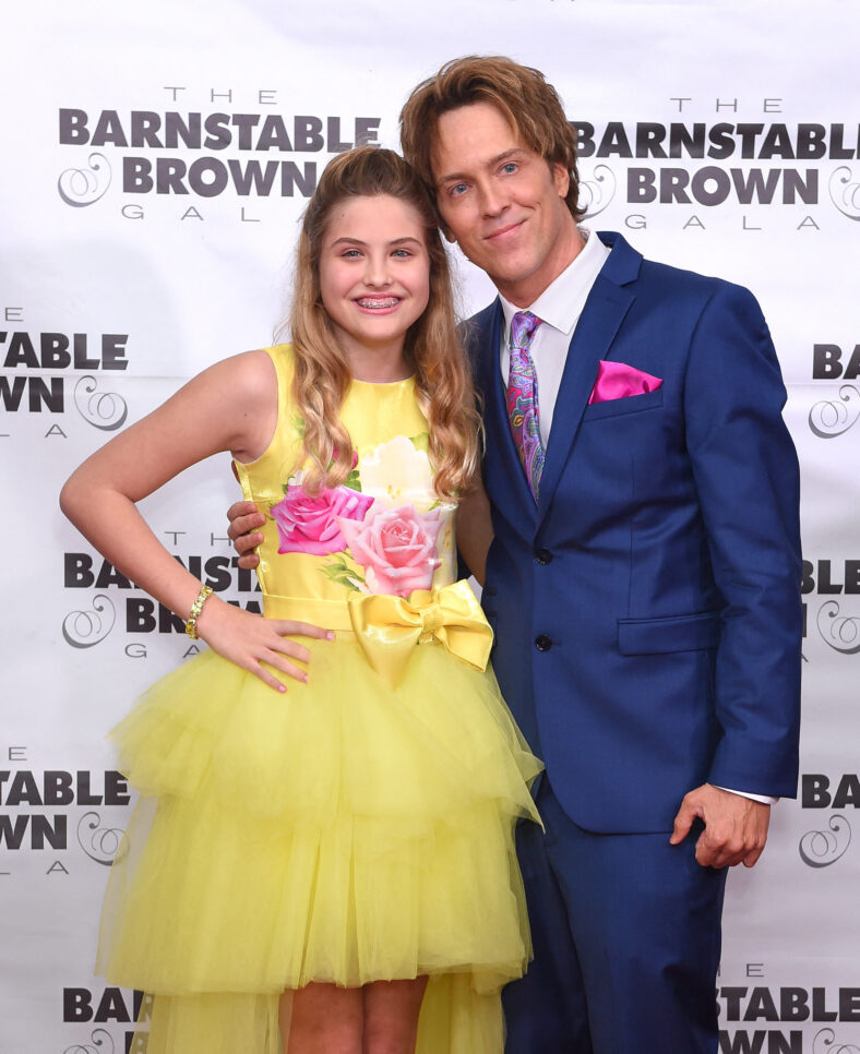 Larry Birkhead and Dannielynn at Derby