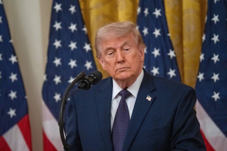 Donald Trump at the Federal Reserve Swearing In Ceremony