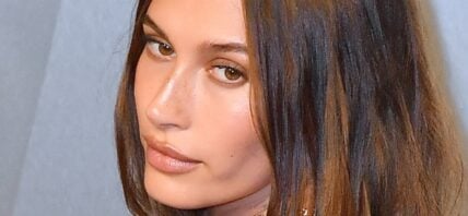 Hailey Bieber close up