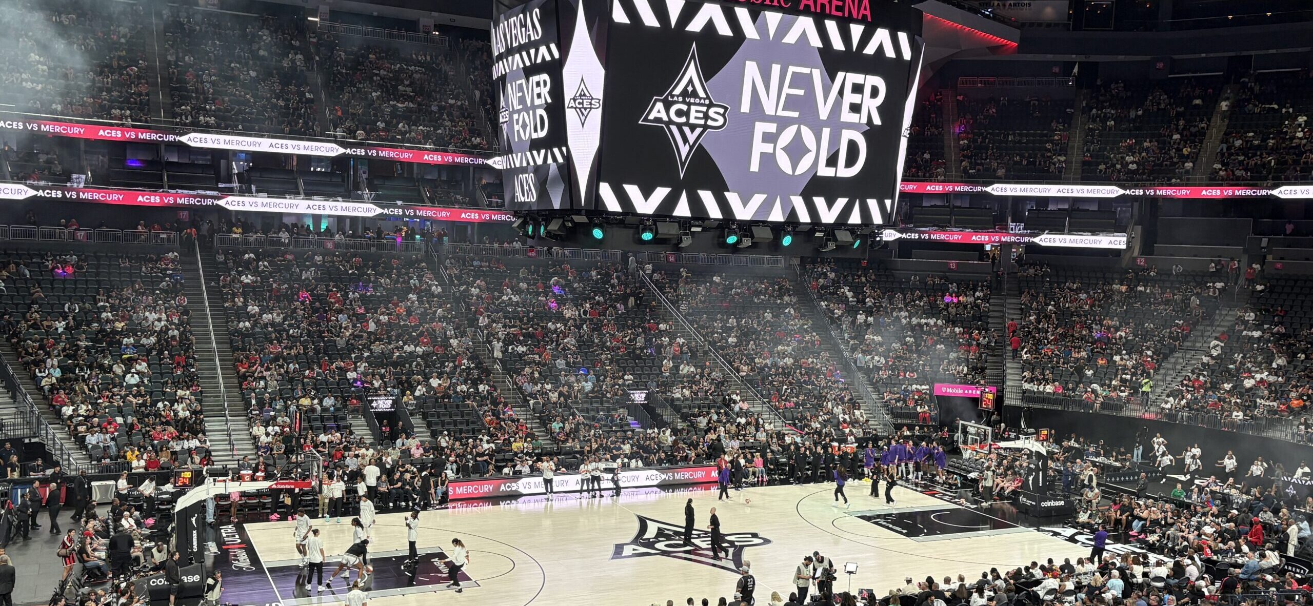 Phoenix Mercury Spoil Ring Ceremony Vibes, Take Down Las Vegas Aces In Home Opener