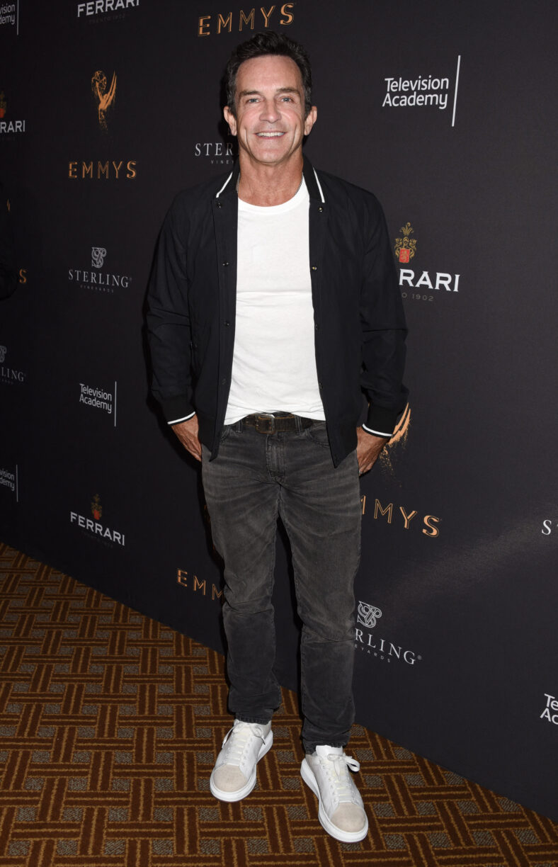 Jeff Probst on the red carpet