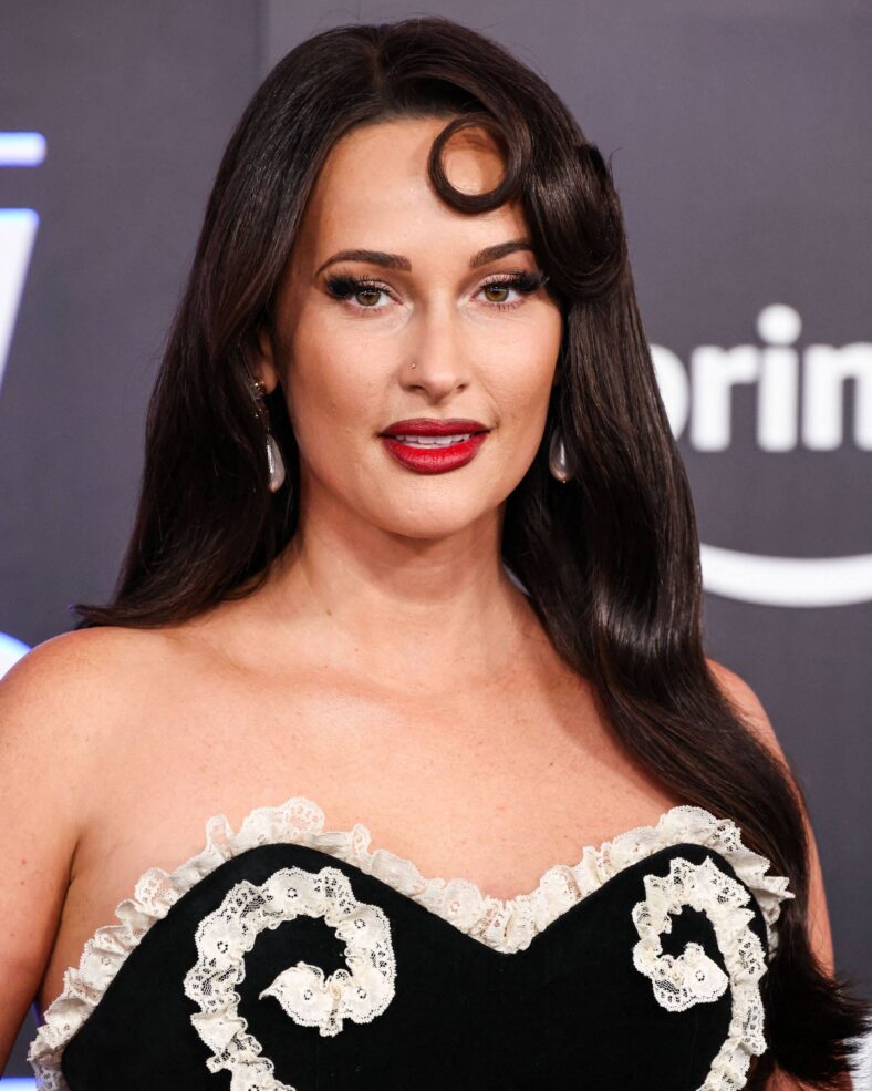 Kacey Musgraves wearing Tanner Fletcher Fall 2026 arrives at the 61st Annual Academy Of Country Music (ACM) Awards
