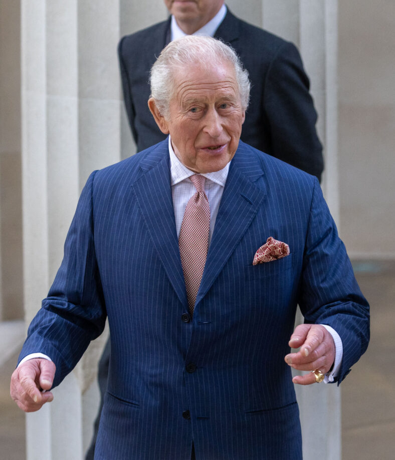 King Charles at Queen Elizabeth II: Her Life In Style Exhibition