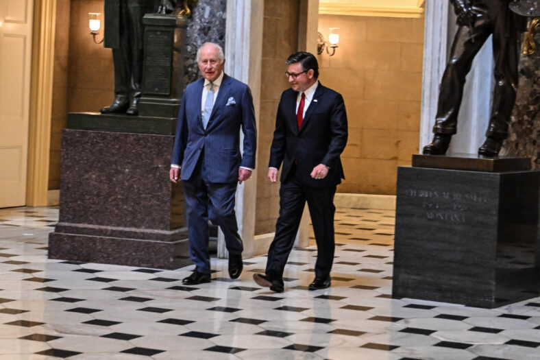 King Charles III at The U.S. Congress In Washington DC