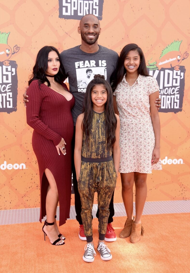 The Bryant family on the red carpet