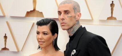 Kourtney Kardashian and Travis Barker at 94th Annual Academy Awards