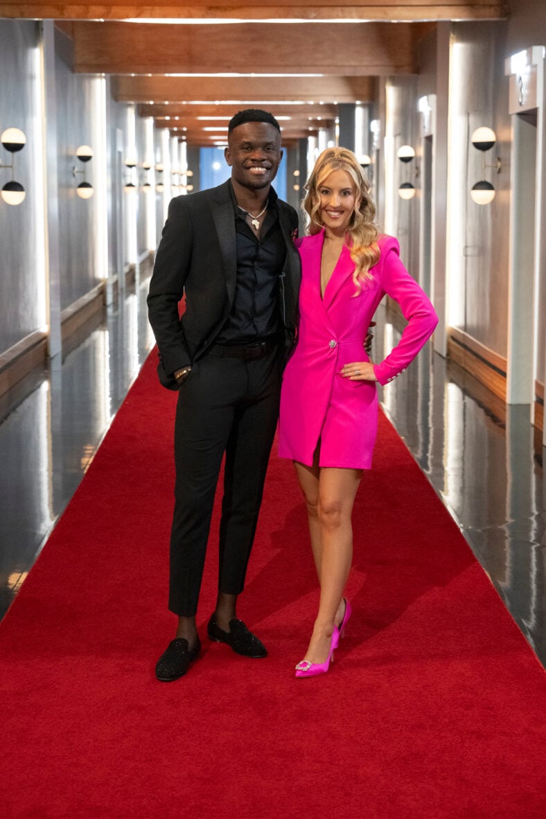 Love Is Blind, Chelsea Griffin and Kwame Appiah. 
