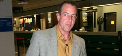 Michael Lohan arriving at SLC airport after a flight from JFK on 10/01/07