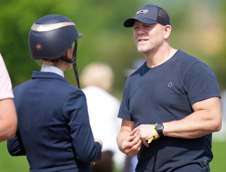Zara and Mike Tindall at the Badminton Horse Trials, Badminton, Gloucestershire