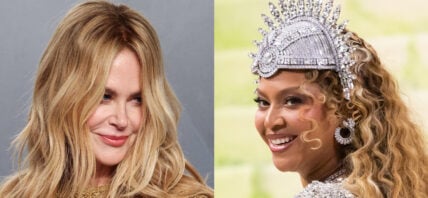 A phot collage of Nicole Kidman and Beyonce