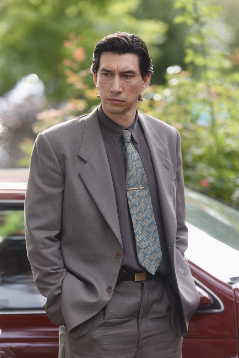 Scarlett Johansson and Adam Driver on the set of 'Paper Tigers'