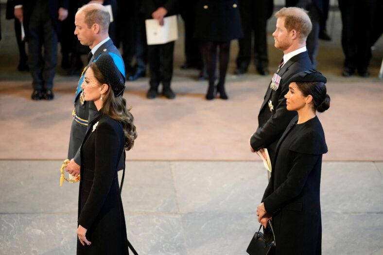 Prince William and Kate Middleton and Prince Harry and Meghan Markle