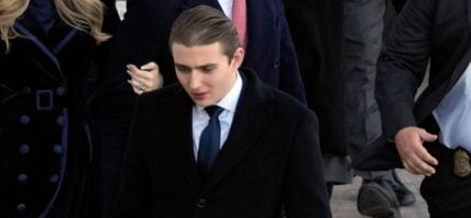 Barron Trump at the Trump and Vance Swearing-In at the US Capitol