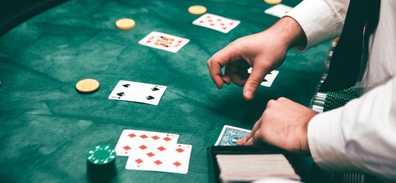 Blackjack table