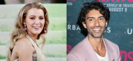 A side-by-side collage of Blake Lively and Justin Baldoni
