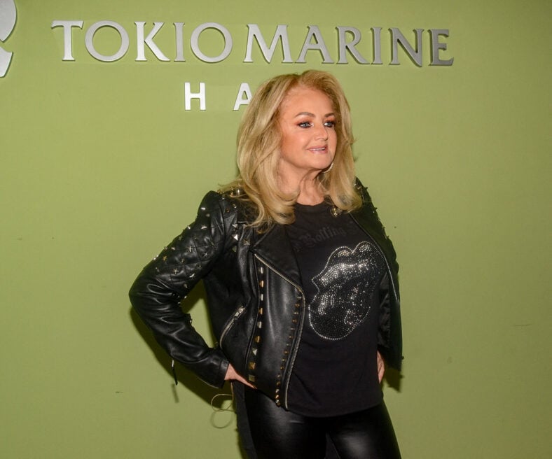 Singer Bonnie Tyler's 50th Anniversary Show in Sao Paulo.