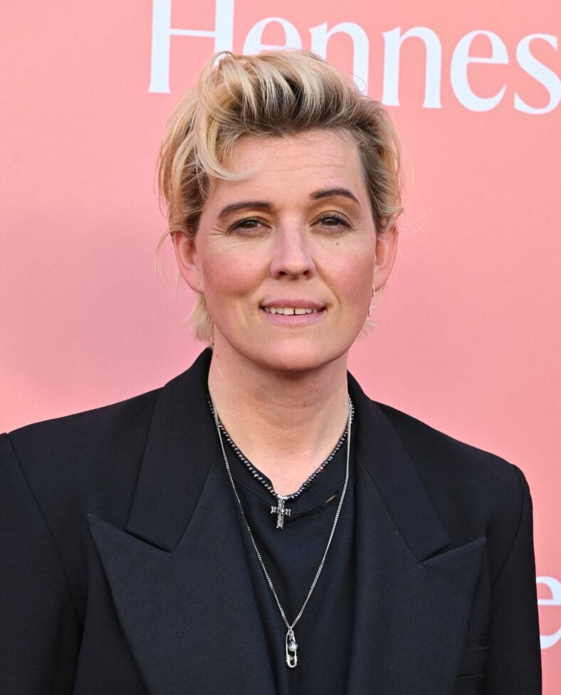 Brandi Carlile posing on the red carpet. 