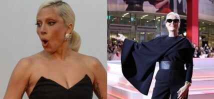 A side-by-side collage of Lady Gaga and Meryl Streep