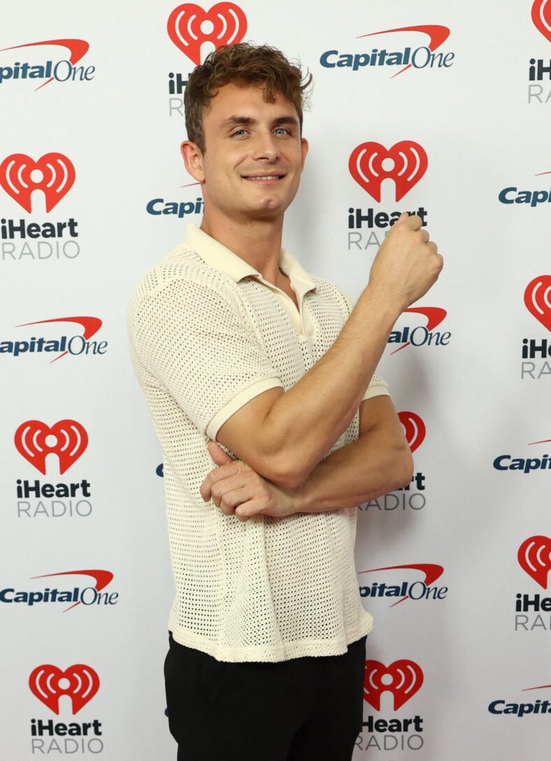 James Kennedy posing on the red carpet. 