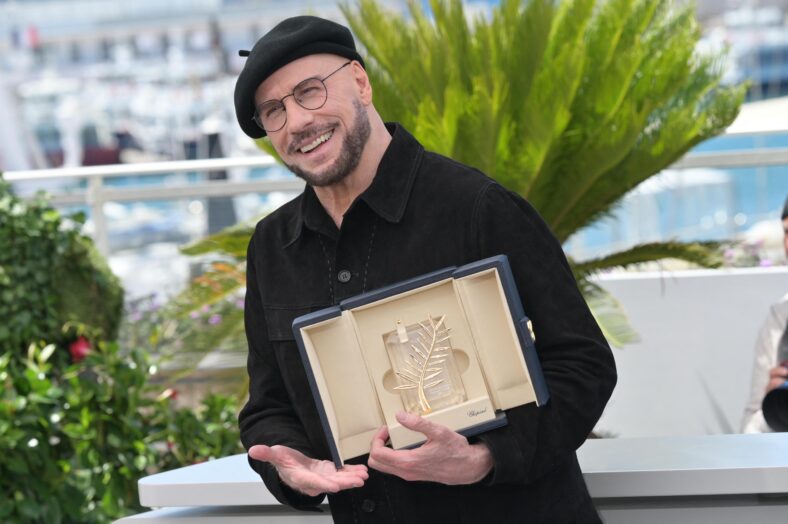 John Travolta at the Propeller One Way Night Coach Photocall at 79th Festival de Cannes - Cannes, France