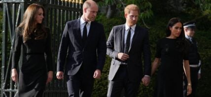 Prince William and Kate Middleton and Prince Harry and Meghan Markle