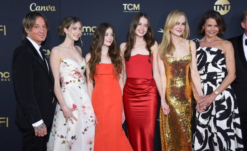 Keith Urban, Nicole Kidman, daughters Sunday Rose and Faith Marg