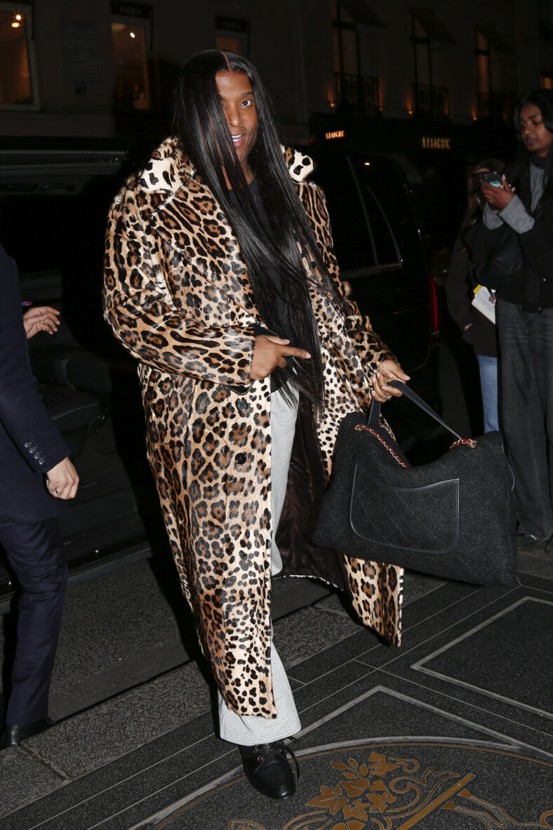 Law Roach is seen arriving at his hotel during Paris Fashion Week