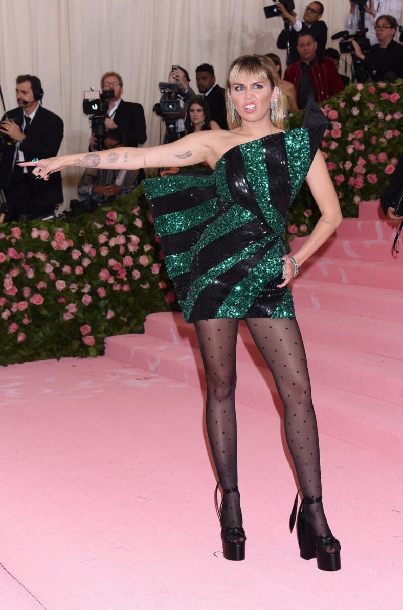 Miley Cyrus no Met Gala Celebration Camp 2019: notas de moda