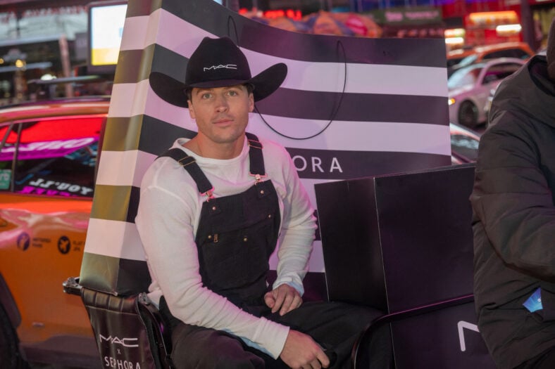 Rob Rausch Surprise Appearance With MAC Cosmetics For Sephora Launch, New York, USA