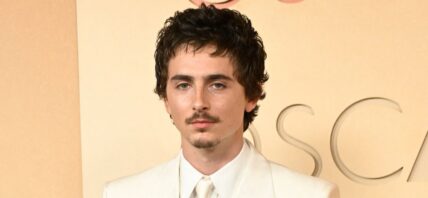 Timothee Chalamet on the red carpet