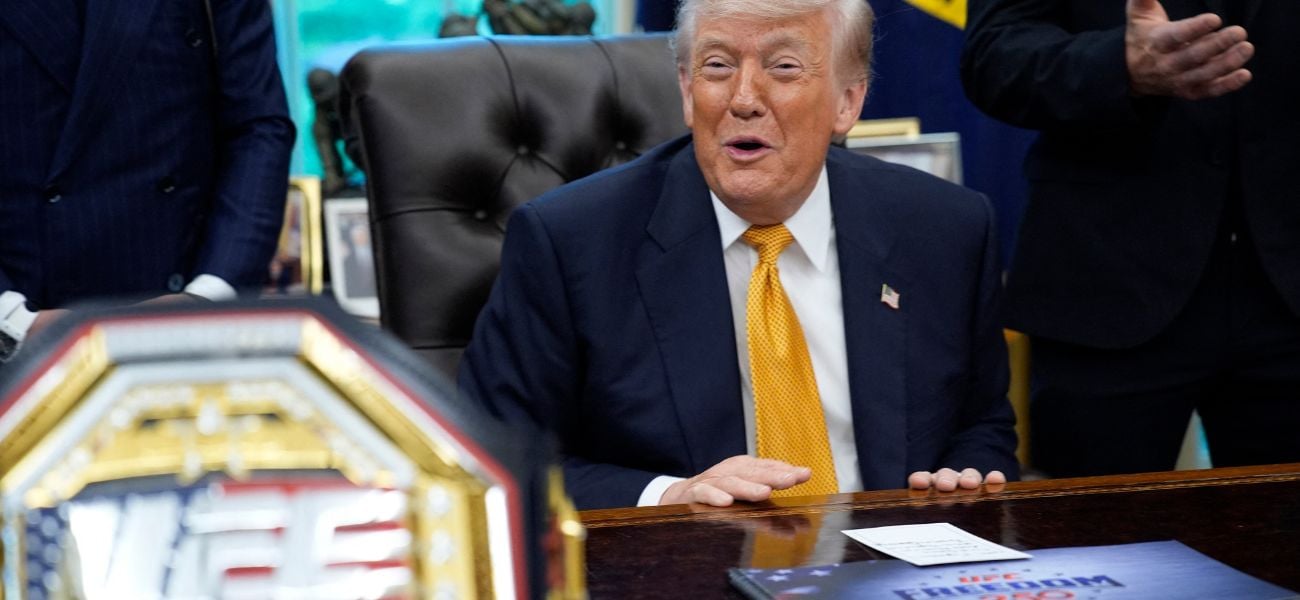 A festa do 80º aniversário de Donald Trump no UFC toma forma