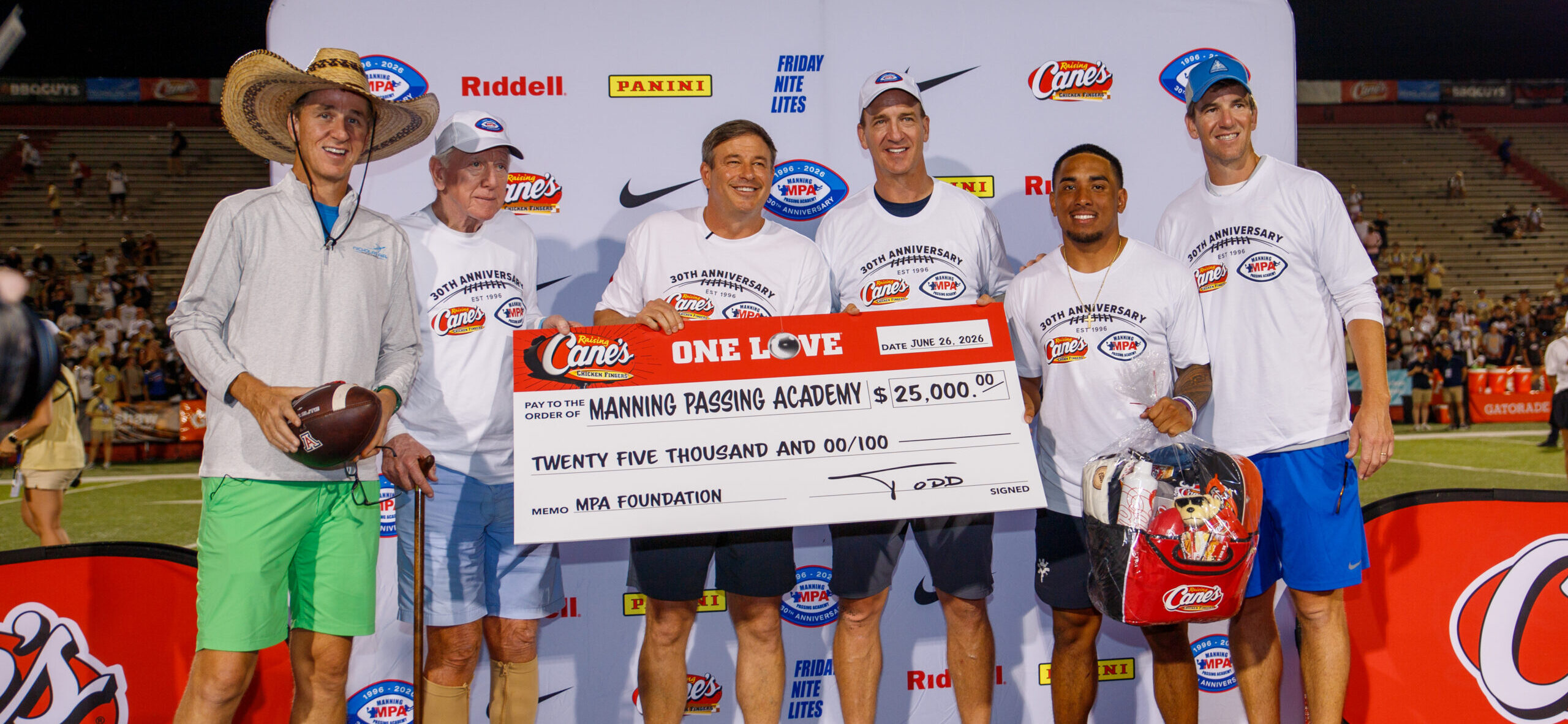 Todd Graves Honors 30-Year Friendship With Manning Family Through $25,000 Donation