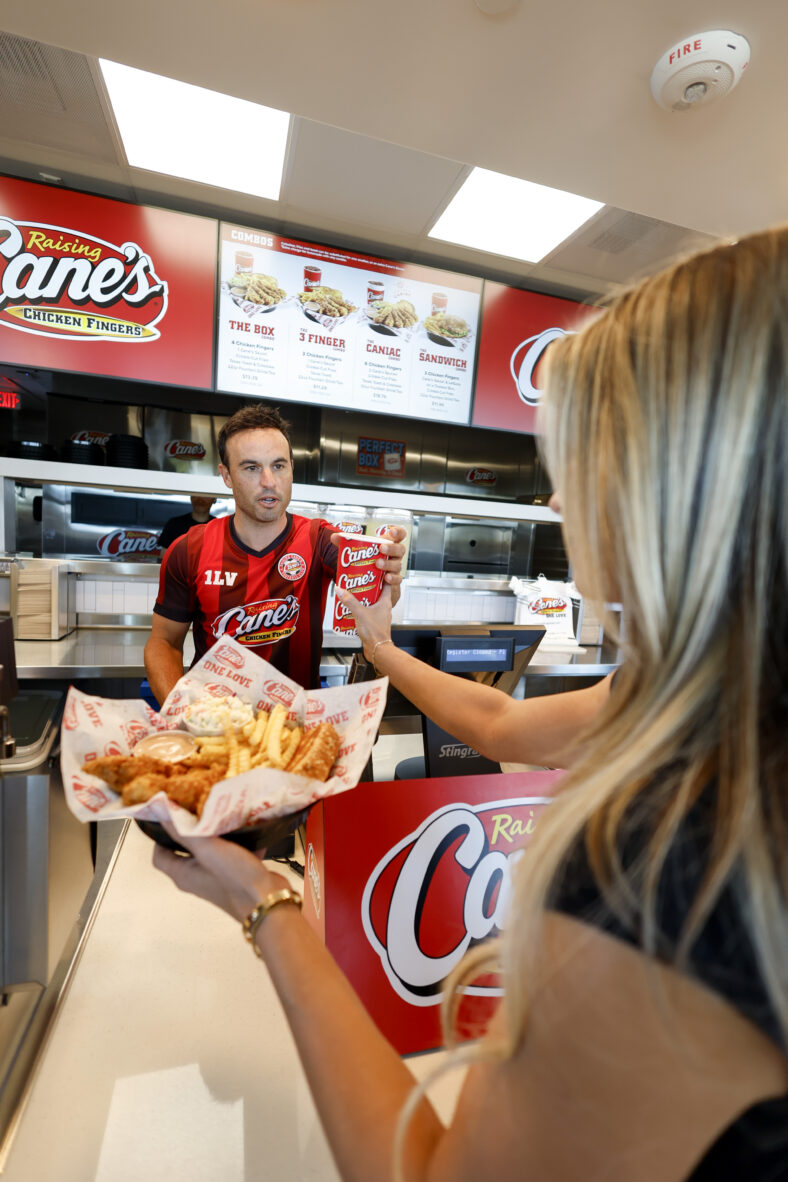 Landon Donovan Works Pre-World Cup Raising Cane's "Shift"