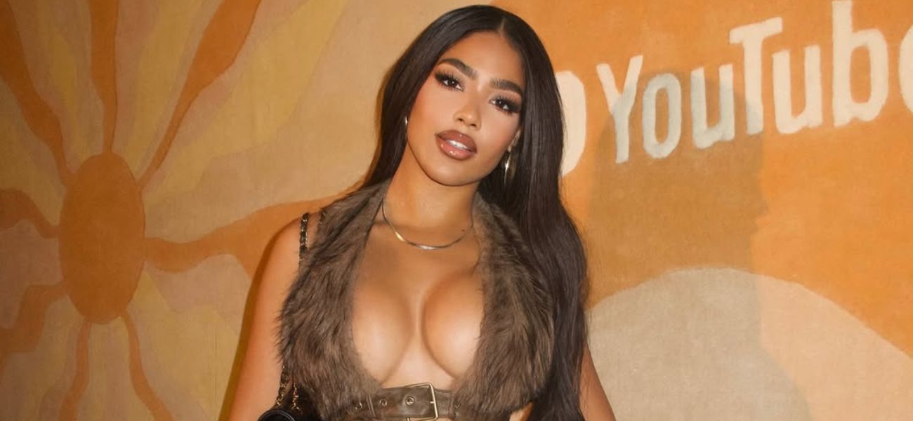 Andreina Santos, beijada pelo sol em um biquíni quase imperceptível, é ‘malicioso’