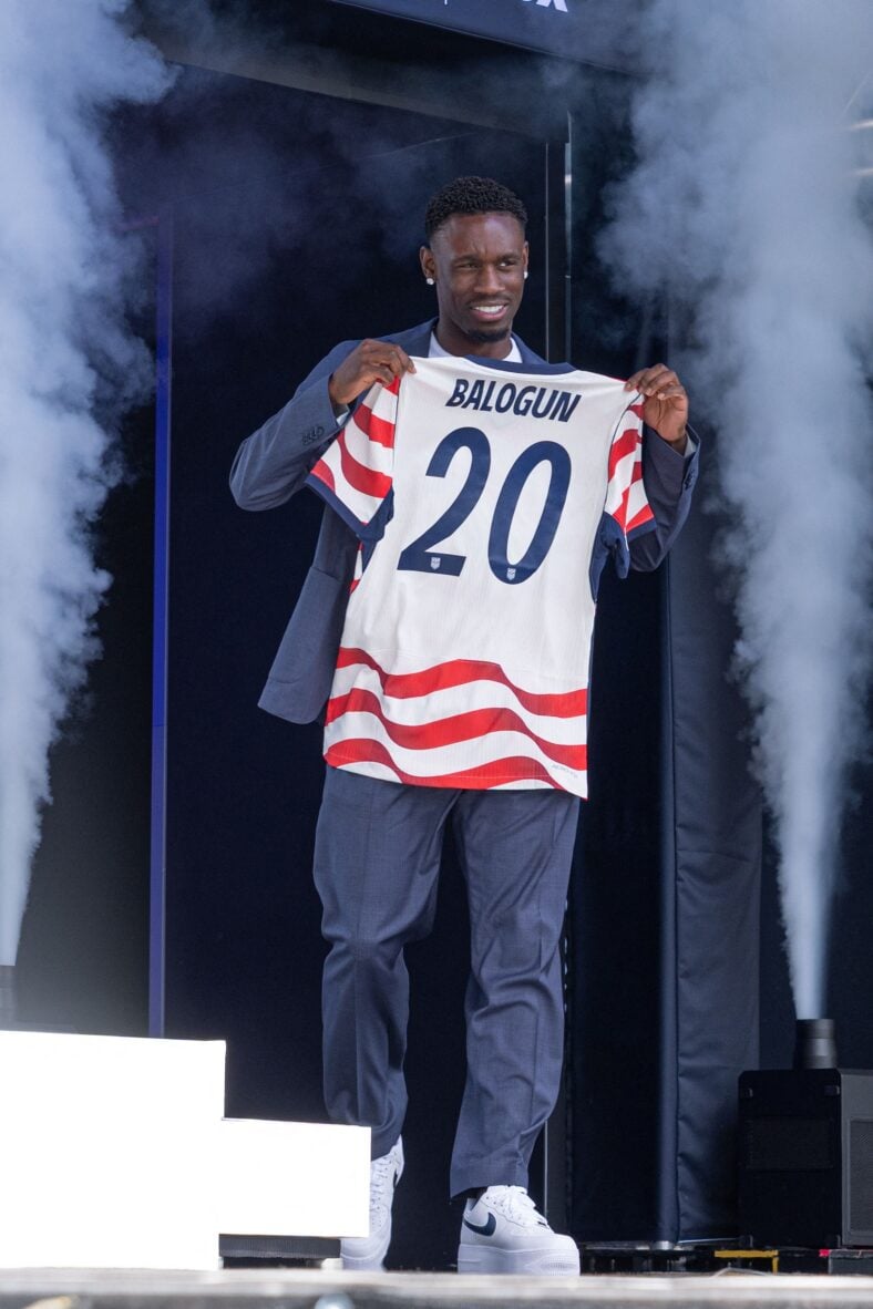 Folarin Balogun at the United States World Cup Roster Reveal