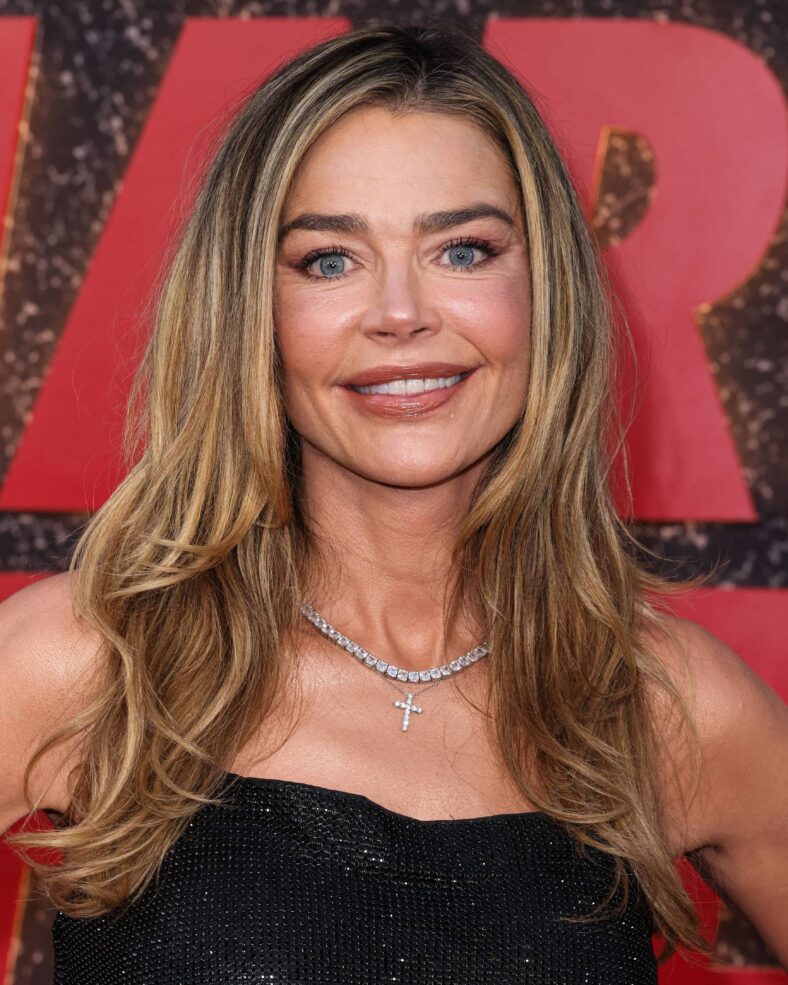 Denise Richards at the Los Angeles Premiere Of Netflix's 'aka Charlie Sheen' Season 1