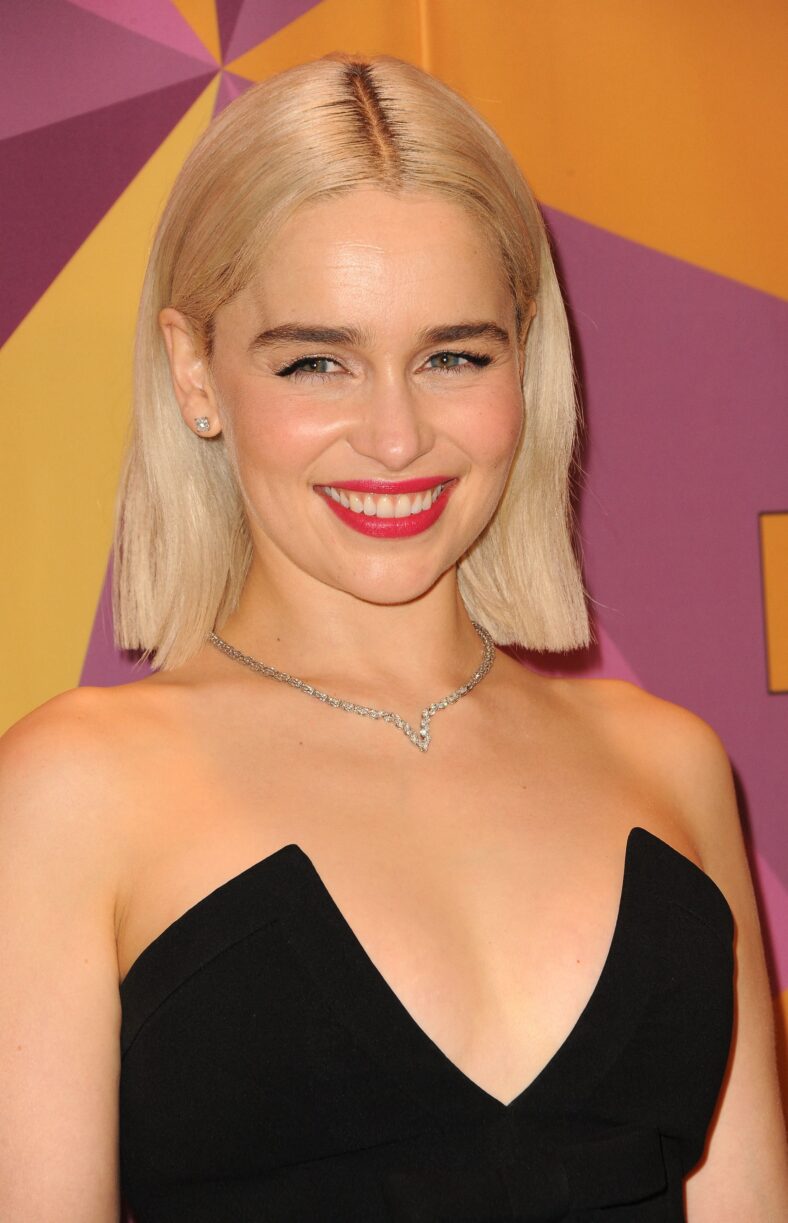 Emilia Clarke attends HBO's 2018 Official Golden Globe Awards After Party