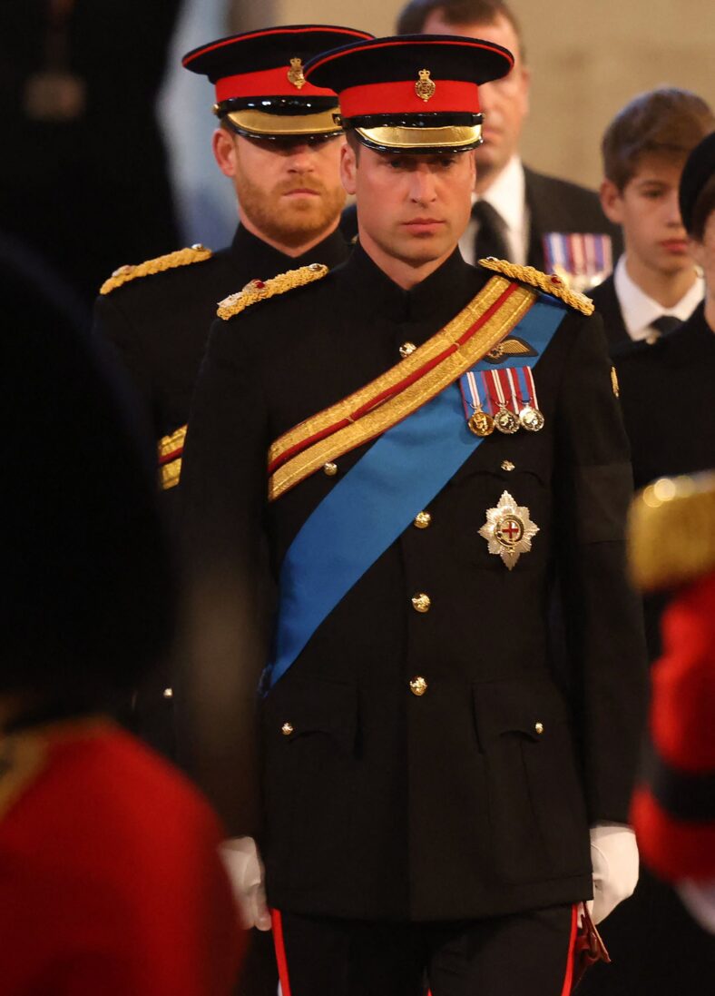 Princes Harry and William at The Vigil of the Granchildren
