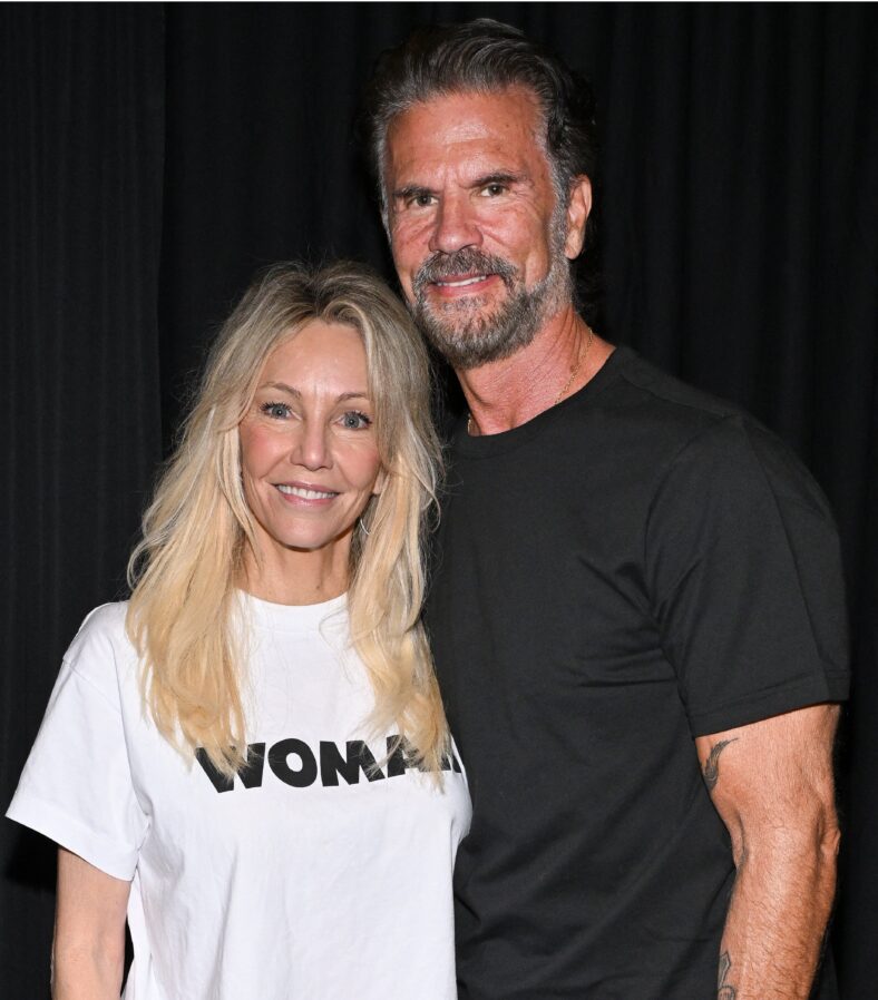 Heather Locklear and Lorenzo Lamas attends Hollywood Show at Marriot