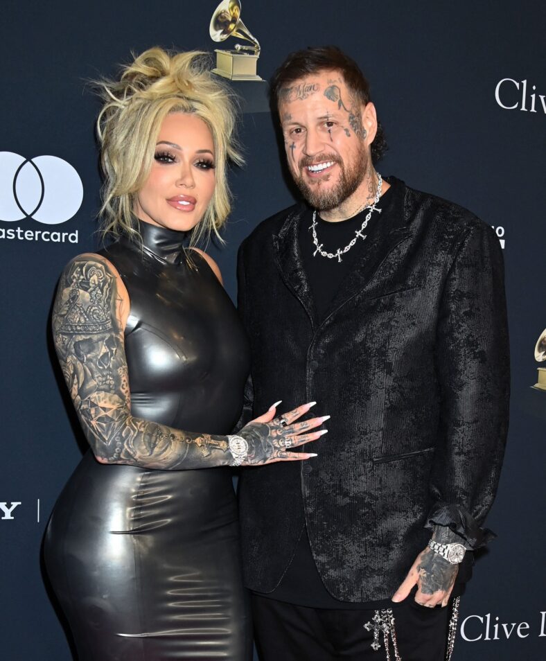 Jelly Roll and Bunnie XO at Pre-GRAMMY Gala 2026