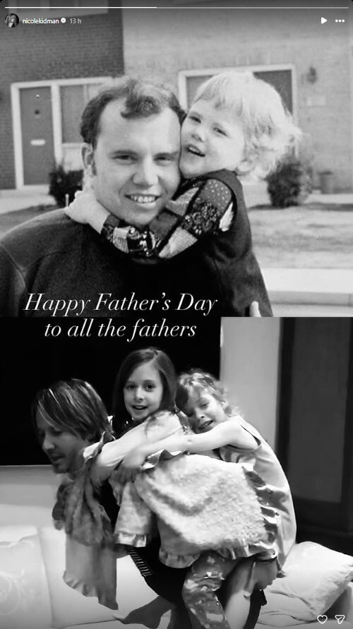 Nicole Kidman's Father's Day Tribute