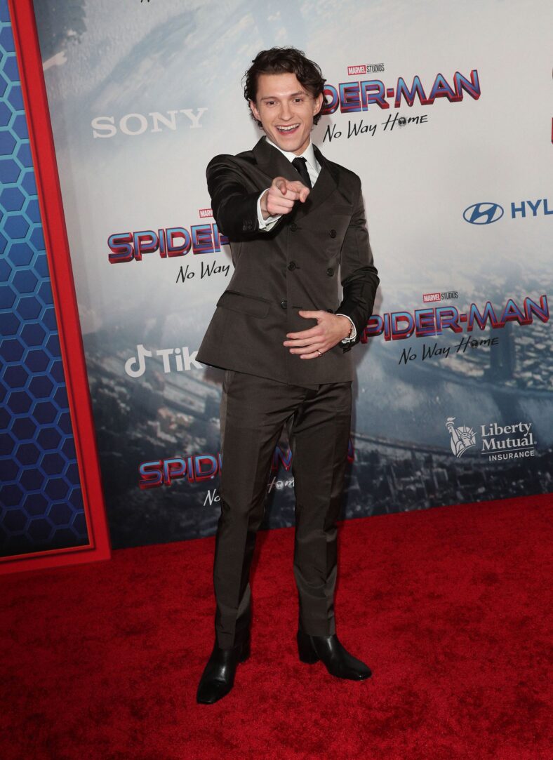 Tom Holland on the red carpet
