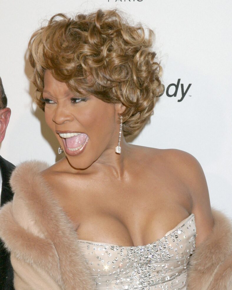 Whitney Houston at Clive Davis Annual Pre-Grammy Party Beverly Hilton Hotel