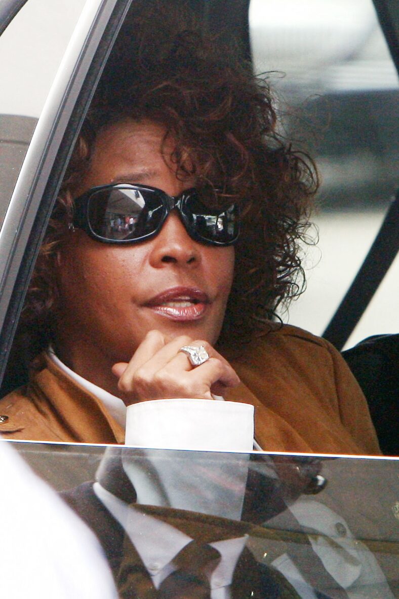 Whitney Houston arriving at LAX airport to catch a Delta flight
Los Angeles