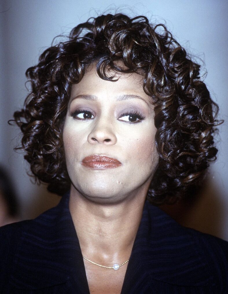 Whitney Houston at PRESS CONFERENCE FOR BENEFIT CONCERT IN WASHINGTON DC
