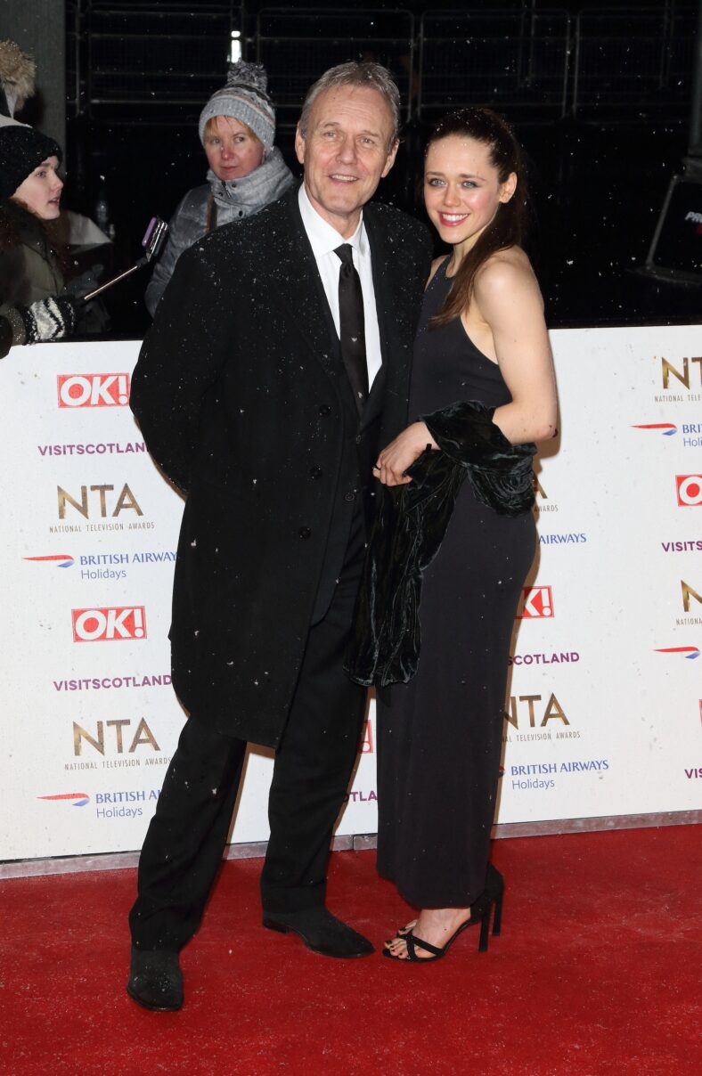 Anthony Head and his daughter at National Television Awards in London, UK - 22 Jan 2019