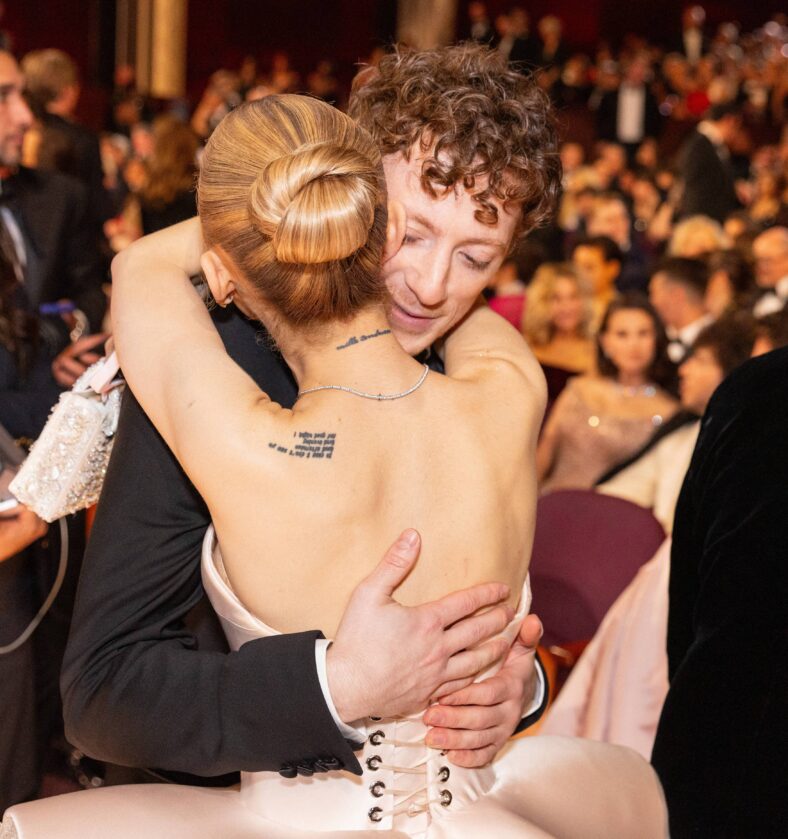 Ariana Grande and Ethan Slater at Oscars 2025